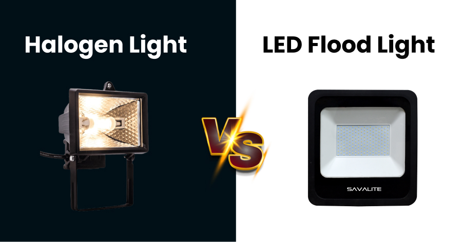 Halogen vs LED Flood Light